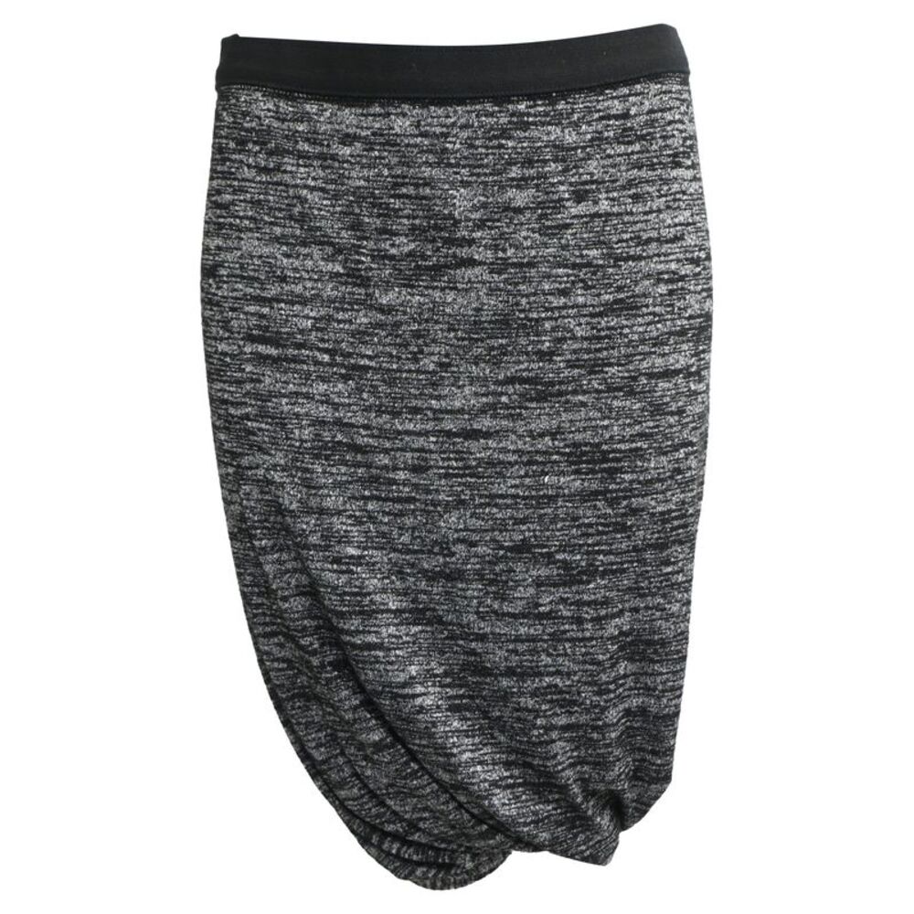 T Alexander Wang Twisted Mini Skirt in Grey Rayon